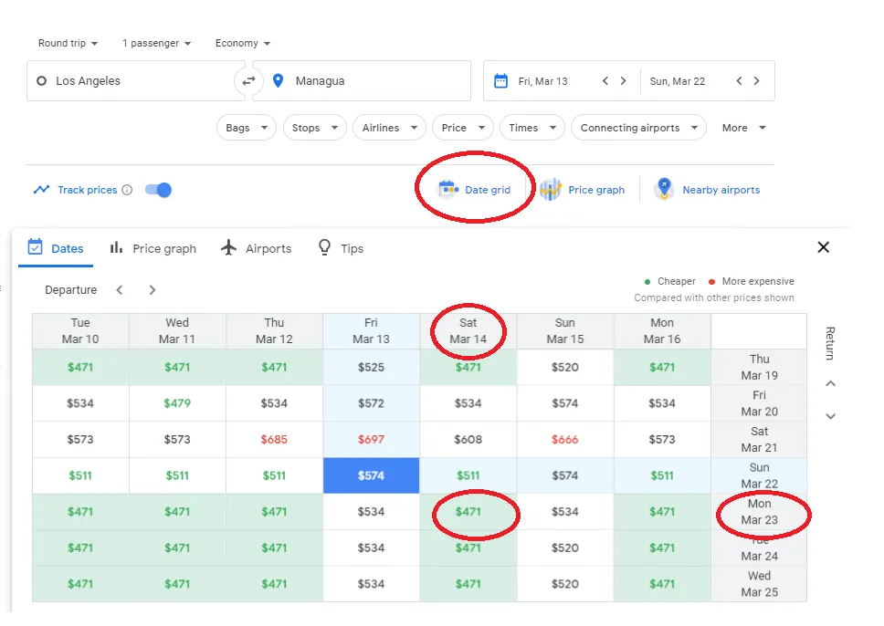 Use Skyscanner to find the cheapest flights